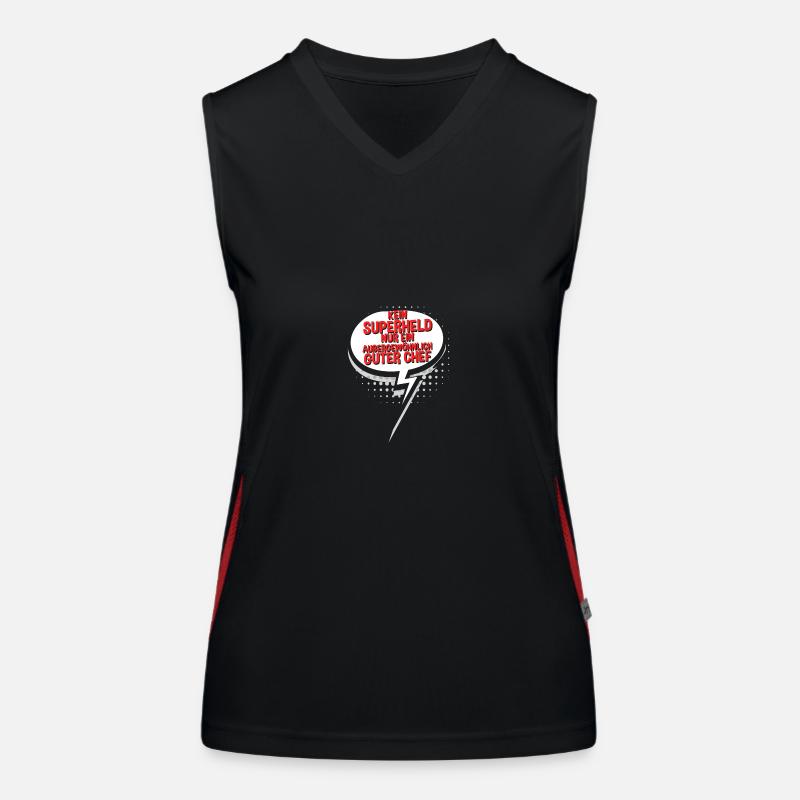 Teamleiter Chef Abschied Funktionelles Kontrast-Tank Top für Frauen