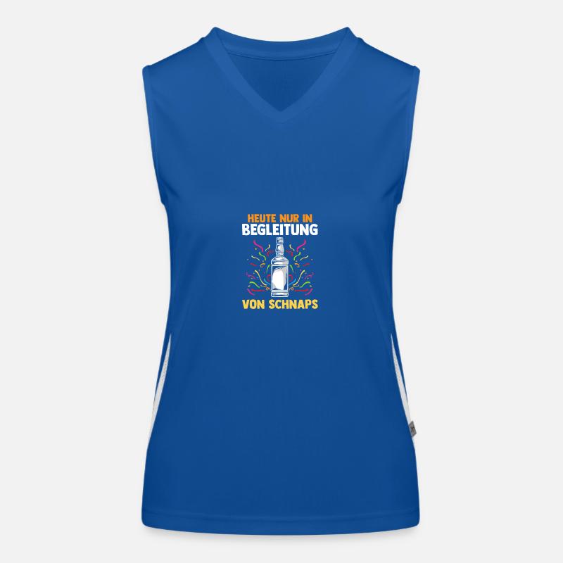 Karnevalskostüm Bier Fasching Karneval Funktionelles Kontrast-Tank Top für Frauen