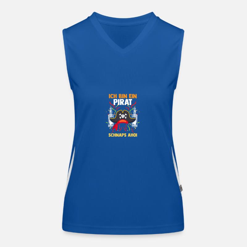 Karnevalskostüm Bier Fasching Karneval Funktionelles Kontrast-Tank Top für Frauen