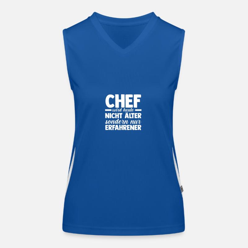 Patron, Chef de groupe, Chef d’équipe, Superviseur Débardeur respirant contrasté Femme