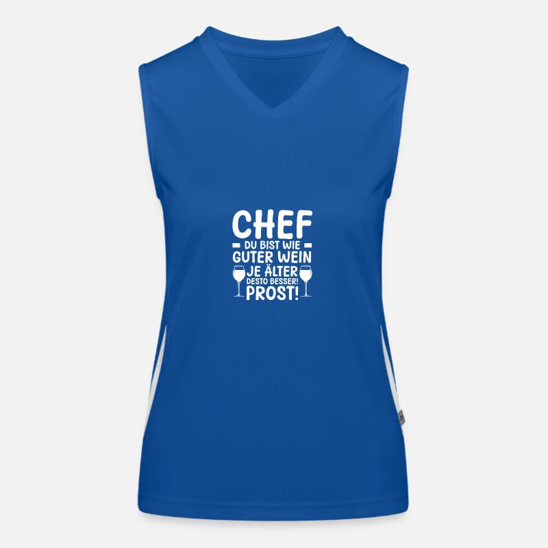 Patron, Chef de groupe, Chef d’équipe, Superviseur Débardeur respirant contrasté Femme