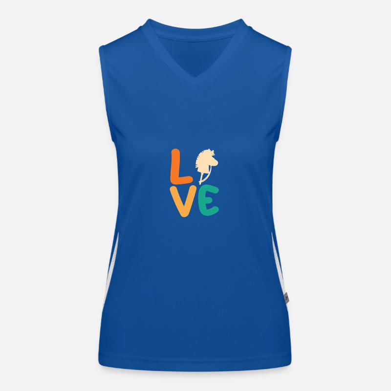Steckenpferd Hobby Horsing Funktionelles Kontrast-Tank Top für Frauen