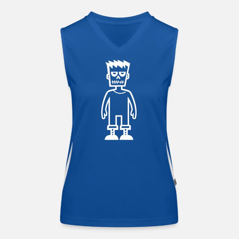 Zombie Funktionelles Kontrast-Tank Top für Frauen