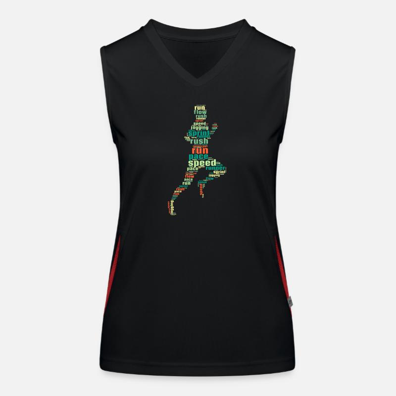 Running Rush run Pace Speed Marathon Runner gifts Funktionelles Kontrast-Tank Top für Frauen
