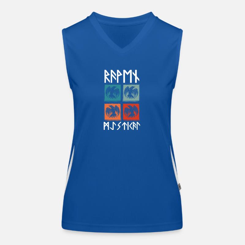 Krähe Dichter Schwarz Munin Funktionelles Kontrast-Tank Top für Frauen