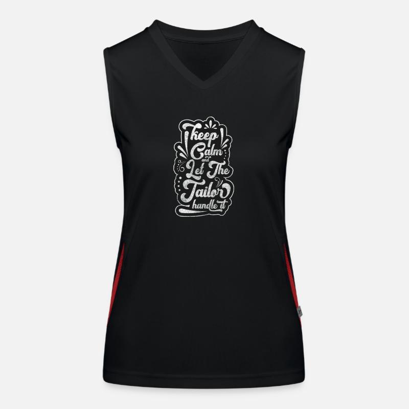 Ciseaux de tailleur Couturière tailleur Débardeur respirant contrasté Femme