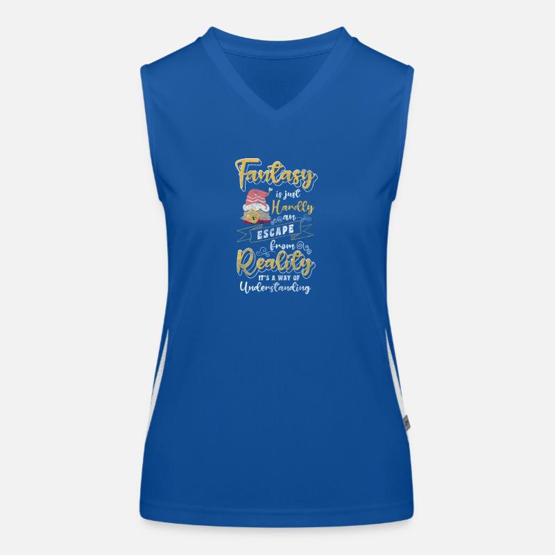 Gnom Figur Kobold Funktionelles Kontrast-Tank Top für Frauen