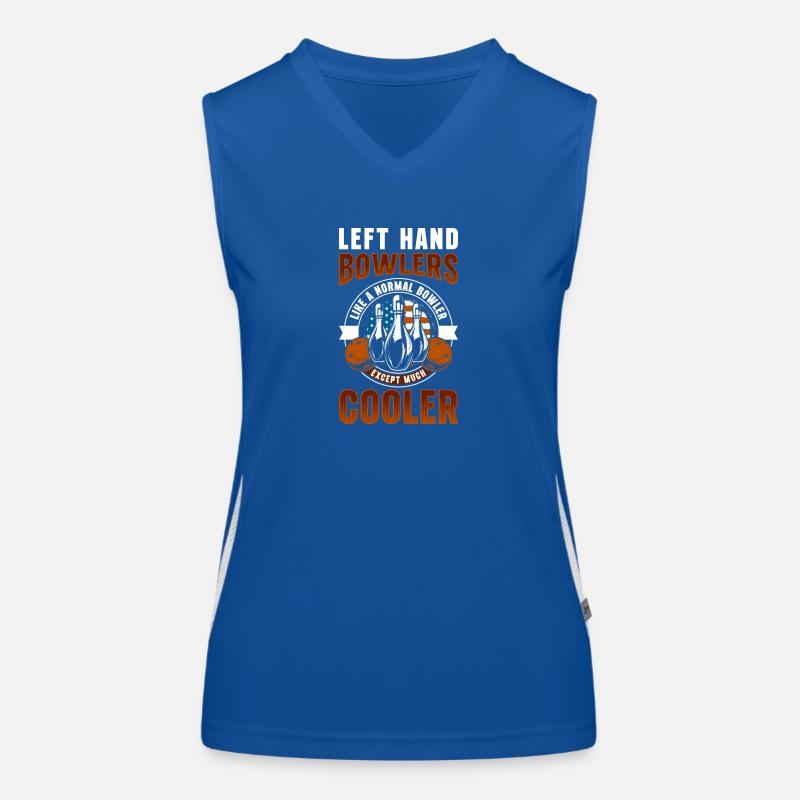 Bowlingkugel Hobby Strike Team Funktionelles Kontrast-Tank Top für Frauen