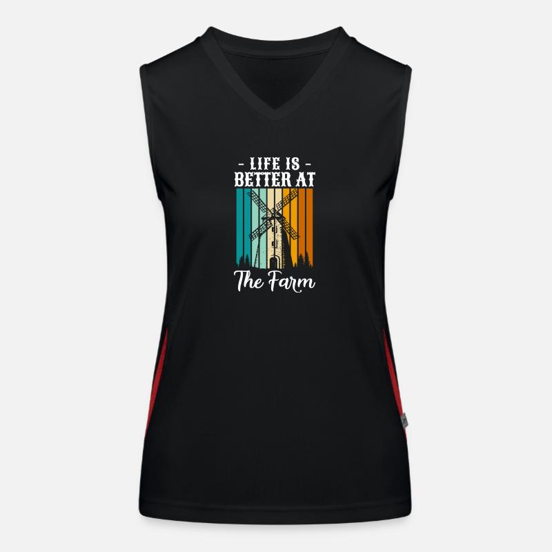 Bauer Karriere Funktionelles Kontrast-Tank Top für Frauen