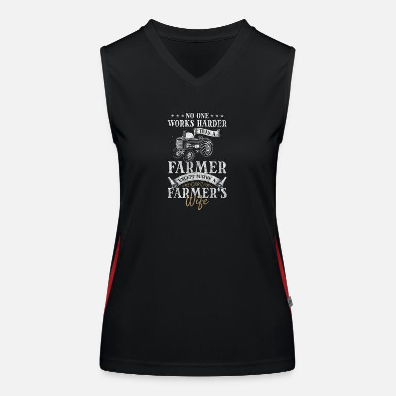 Agriculture Held Farm Demonstrate Women's Functional Contrast Tank Top