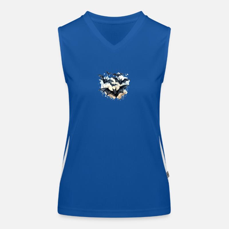 Fledermäuse Funktionelles Kontrast-Tank Top für Frauen
