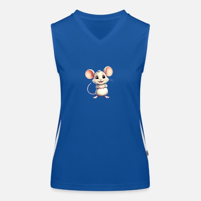 Maus Funktionelles Kontrast-Tank Top für Frauen