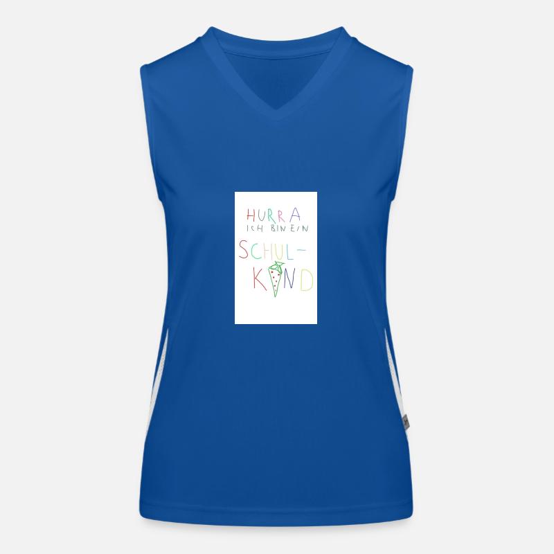 Schulkind, Einschulung, Geschenk Funktionelles Kontrast-Tank Top für Frauen