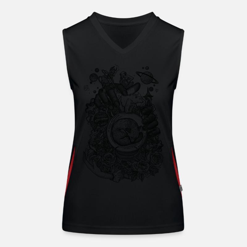 Fortune Telling Funktionelles Kontrast-Tank Top für Frauen