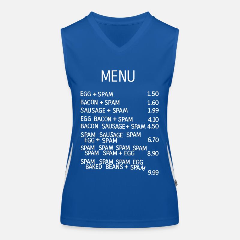 Seriously Pointless Awful Menu Women's Functional Contrast Tank Top