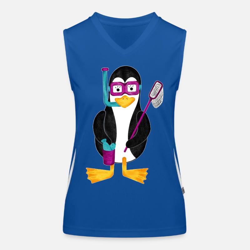 Penguin Snorkel Vacances à la plage Débardeur respirant contrasté Femme
