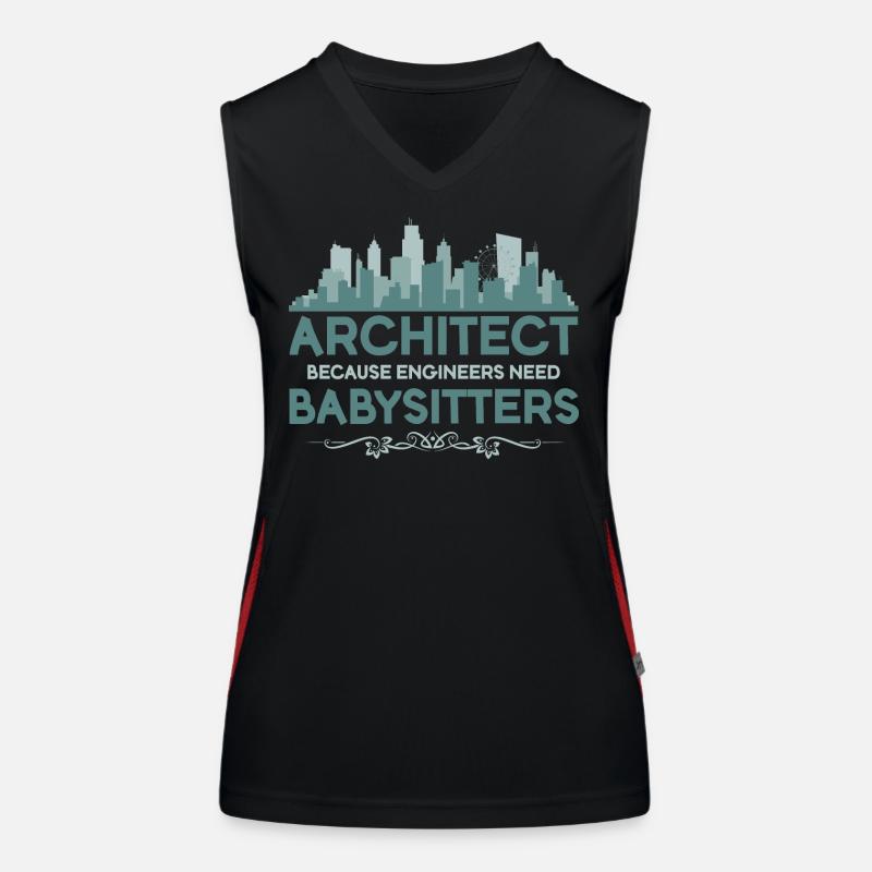 archetect because engineers need babysitters. Débardeur respirant contrasté Femme