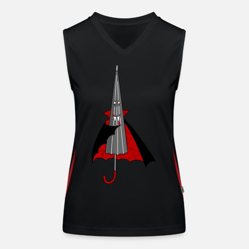 Vampire Screen Dracula Costume Disguise Women's Functional Contrast Tank Top