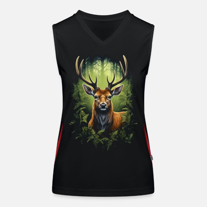 Deer Women's Functional Contrast Tank Top