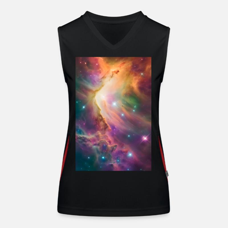Unknown Star Nebula 1 Women's Functional Contrast Tank Top