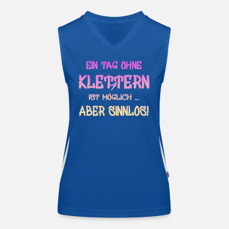 klettern Funktionelles Kontrast-Tank Top für Frauen