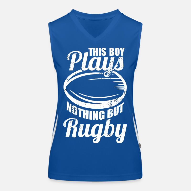 Rugby Junge Funktionelles Kontrast-Tank Top für Frauen