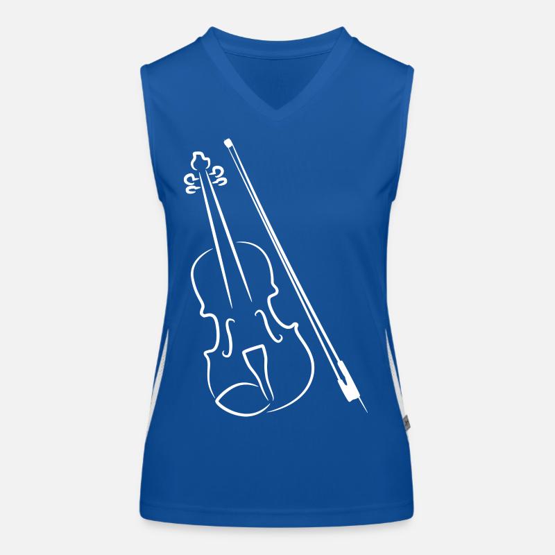 Archet de violon Débardeur respirant contrasté Femme