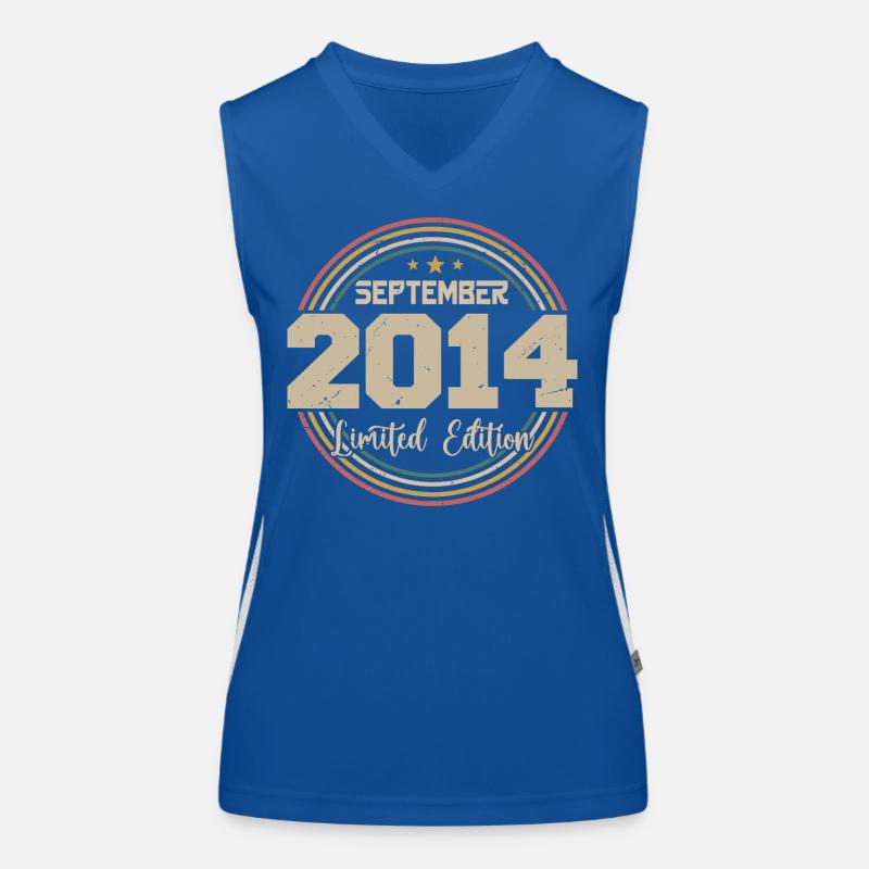 September Birthday Gift 2014 Women's Functional Contrast Tank Top