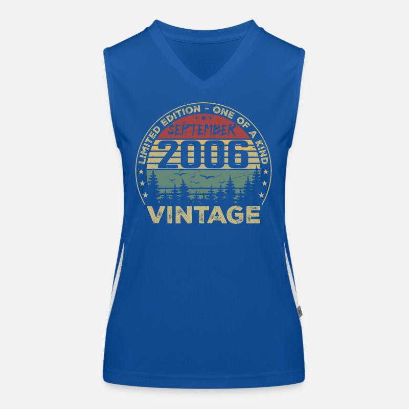 September 2006 Vintage Geburtstagsgeschenk 2006 Funktionelles Kontrast-Tank Top für Frauen