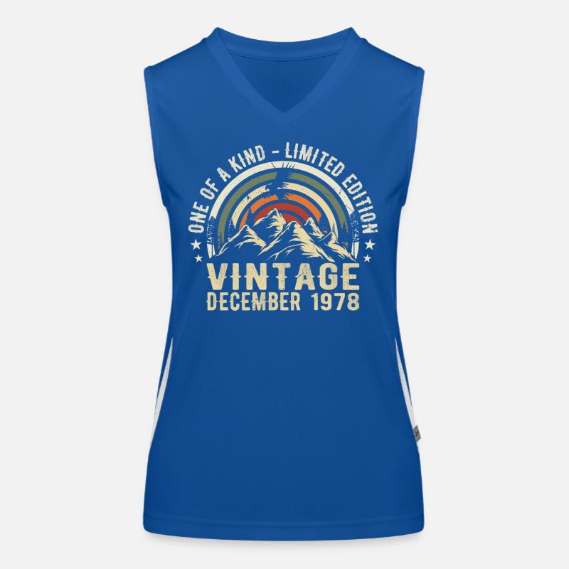 December 1978 - Excellent since December 1978 Women's Functional Contrast Tank Top
