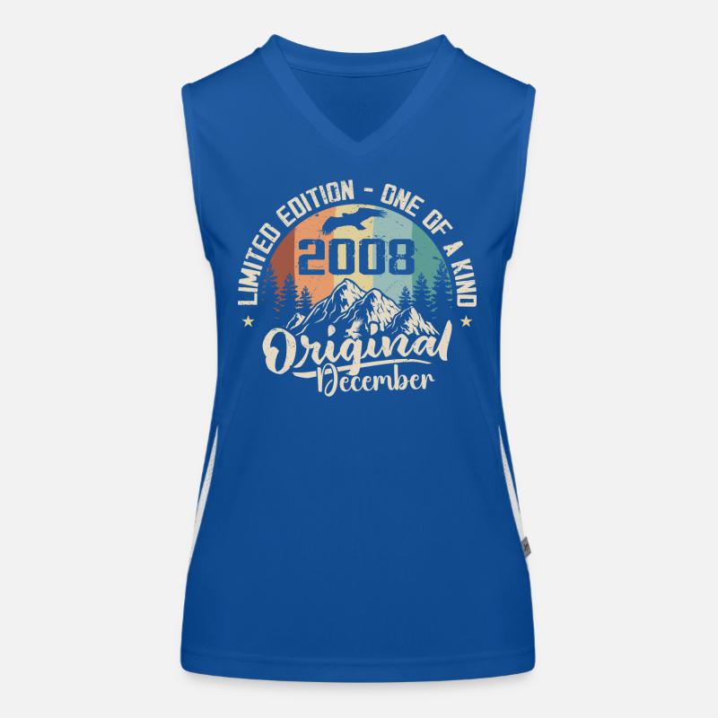 Birthday December 2008 - Gift December 2008 Women's Functional Contrast Tank Top