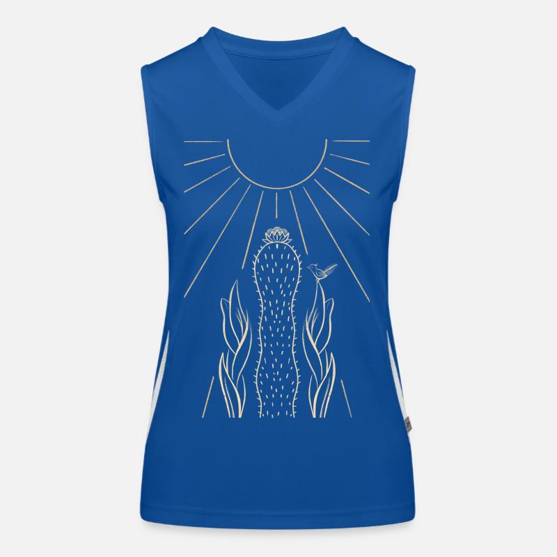 Wüstensonne Funktionelles Kontrast-Tank Top für Frauen