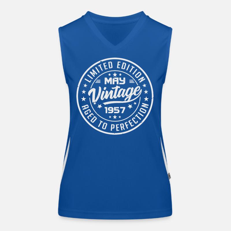 Mai 1957 Geburtstag - Mai 1957 Geschenkidee Funktionelles Kontrast-Tank Top für Frauen