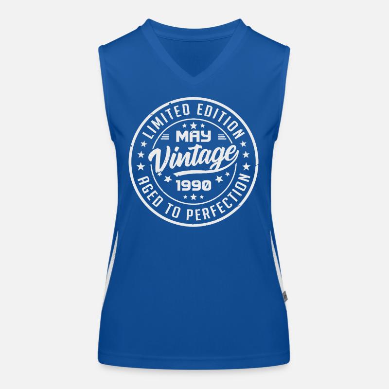 May 1990 Birthday - May 1990 Gift Idea Women's Functional Contrast Tank Top