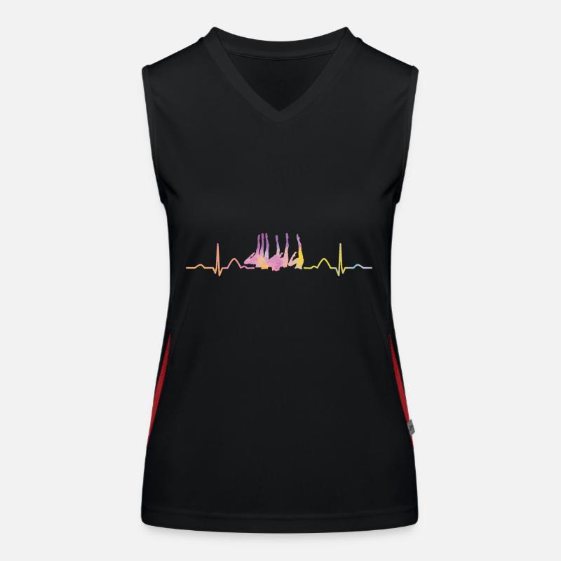 Synchronschwimmen Team Artistic Swim Funktionelles Kontrast-Tank Top für Frauen