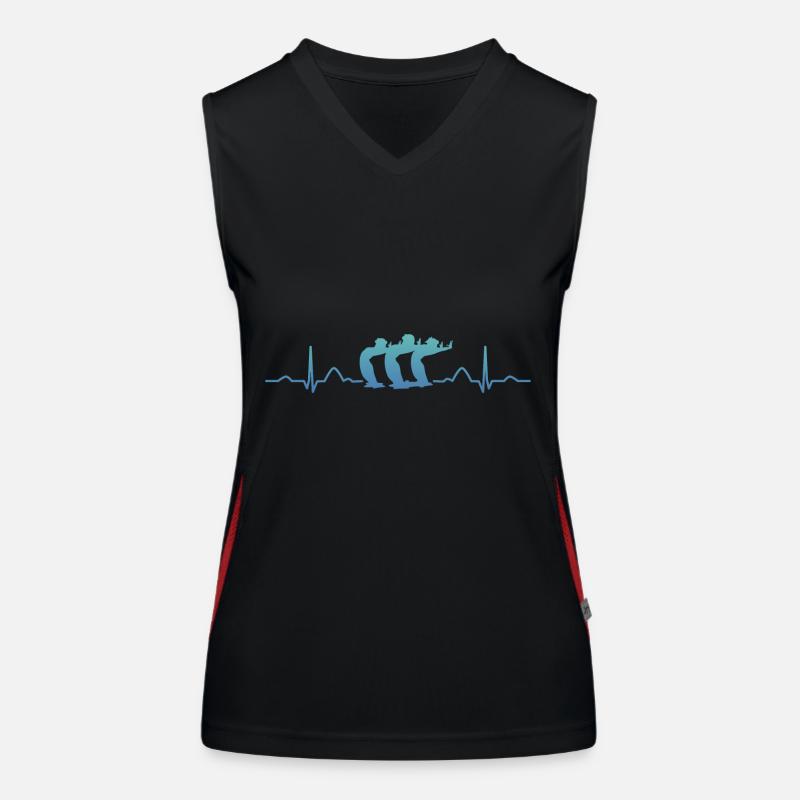 Synchronschwimmen Team Artistic Swim Funktionelles Kontrast-Tank Top für Frauen