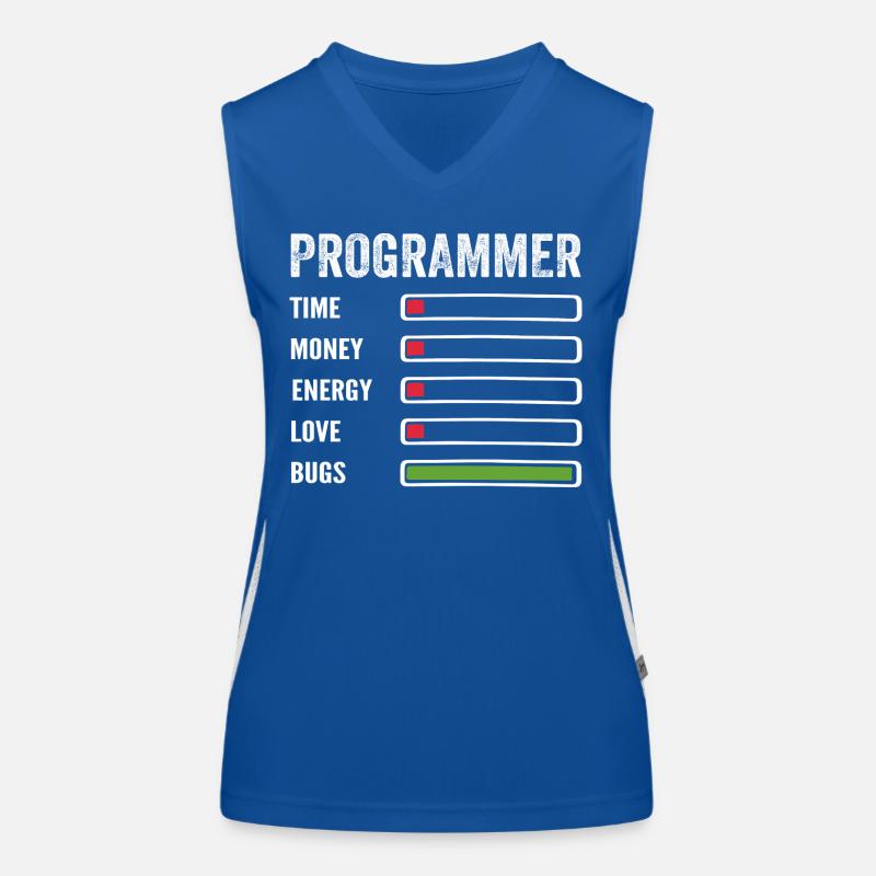 Developer Humor Programmer Coder Women's Functional Contrast Tank Top