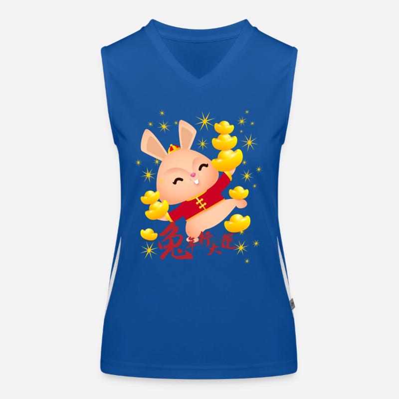 PROSPERITY RABBIT Women's Functional Contrast Tank Top