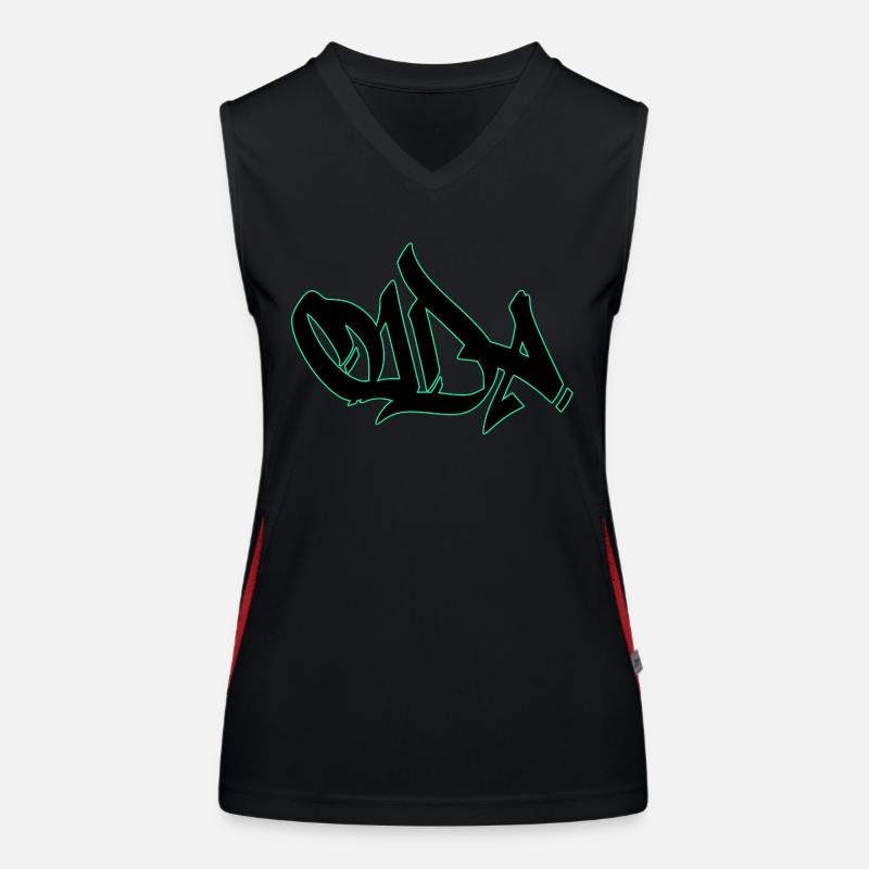 Oida Funktionelles Kontrast-Tank Top für Frauen