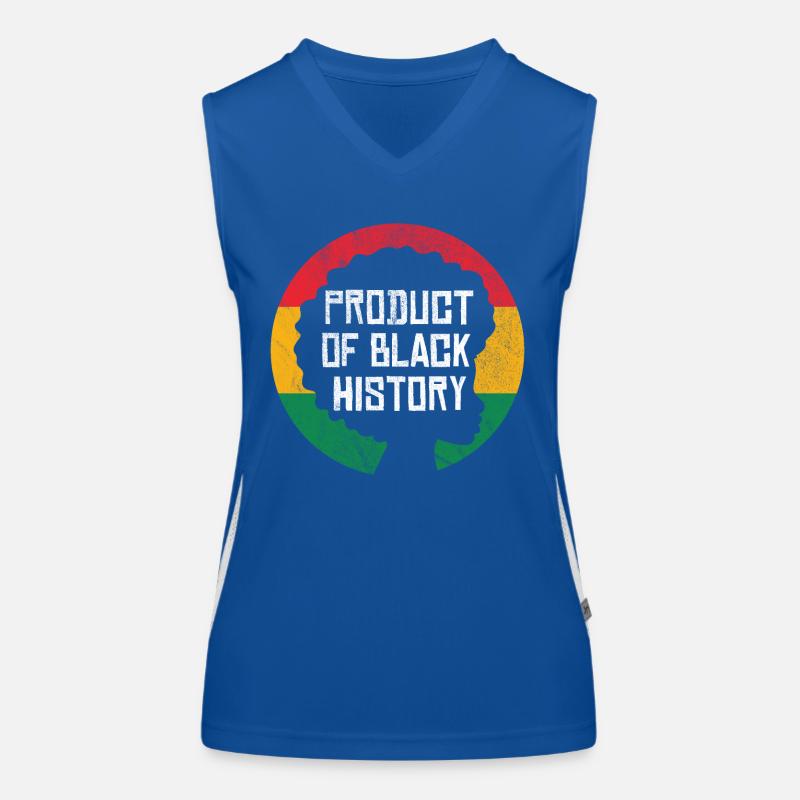 Produkt der Schwarzen Geschichte Funktionelles Kontrast-Tank Top für Frauen