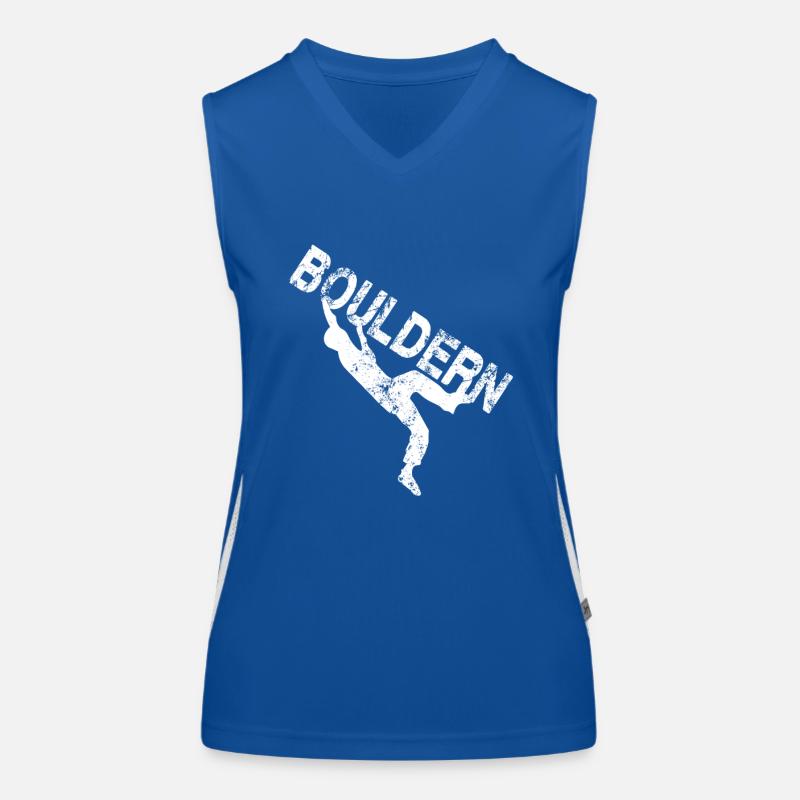 Bouldern Funktionelles Kontrast-Tank Top für Frauen