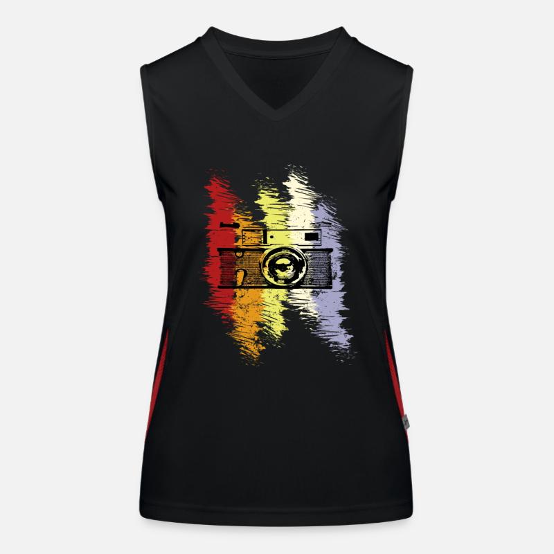 Fotograf Funktionelles Kontrast-Tank Top für Frauen