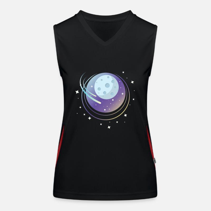 Comet design Women's Functional Contrast Tank Top
