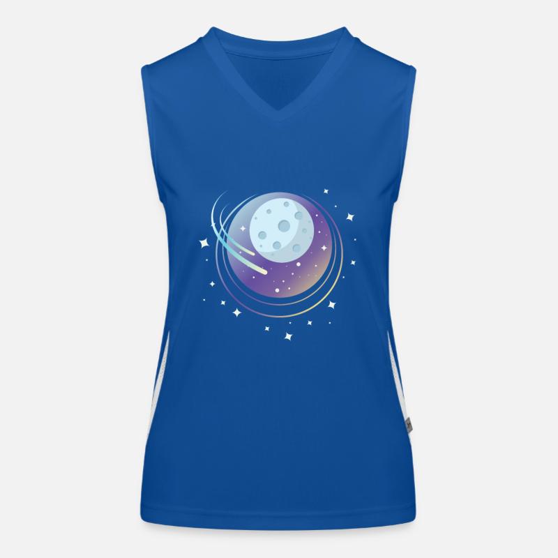 Comet design Women's Functional Contrast Tank Top