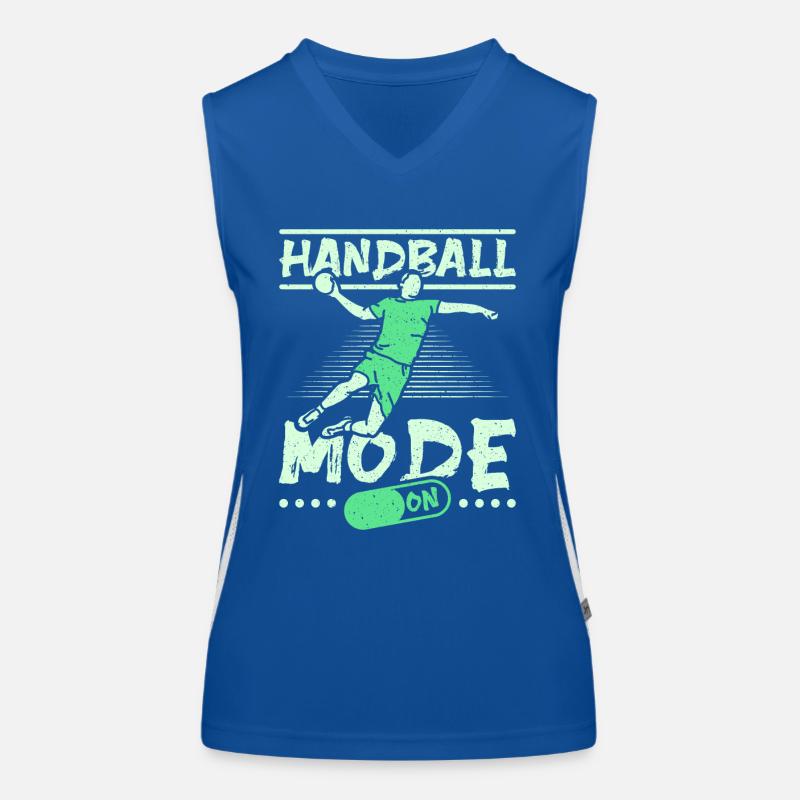 Handball mode on Funktionelles Kontrast-Tank Top für Frauen