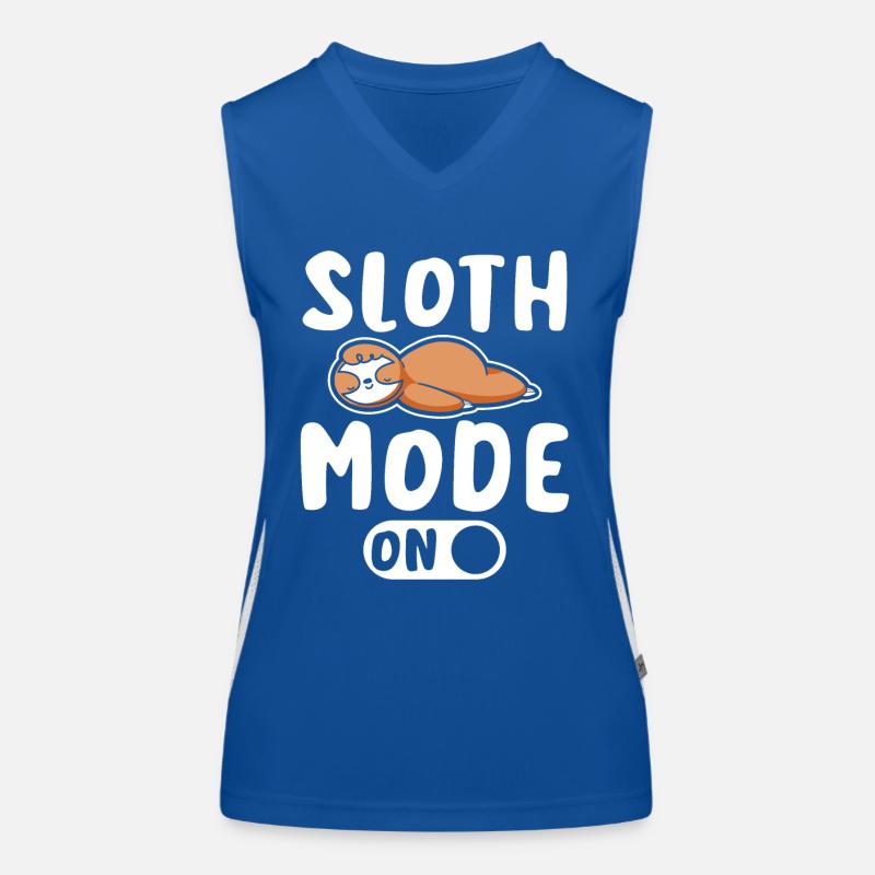 Sloth mode on Funktionelles Kontrast-Tank Top für Frauen