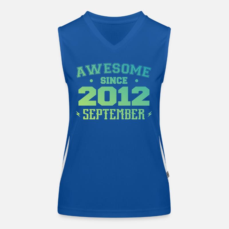 September 2012 Geburtstagsgeschenk September 2012 Funktionelles Kontrast-Tank Top für Frauen