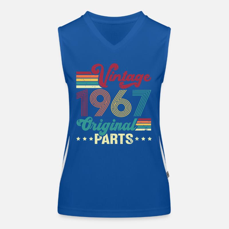 Vintage 1967 Original, Geburtstagsgeschenk Funktionelles Kontrast-Tank Top für Frauen
