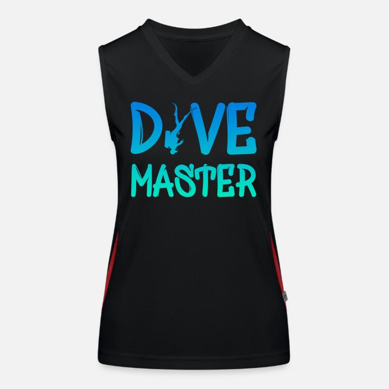 Dive Master Funktionelles Kontrast-Tank Top für Frauen