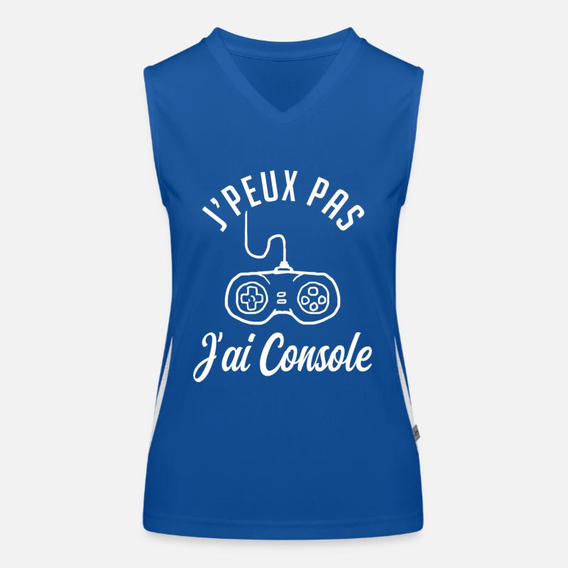 j'peux pas j'ai console Débardeur respirant contrasté Femme